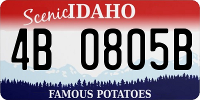 ID license plate 4B0805B