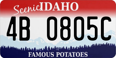 ID license plate 4B0805C