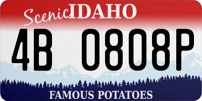 ID license plate 4B0808P