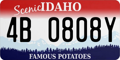 ID license plate 4B0808Y