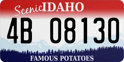 ID license plate 4B0813O
