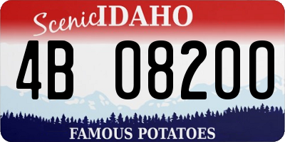 ID license plate 4B0820O
