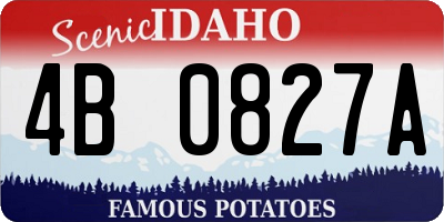 ID license plate 4B0827A