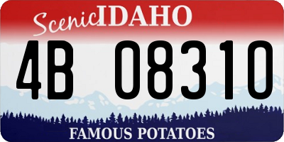 ID license plate 4B0831O