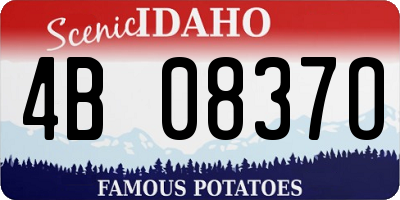 ID license plate 4B0837O