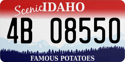 ID license plate 4B0855O