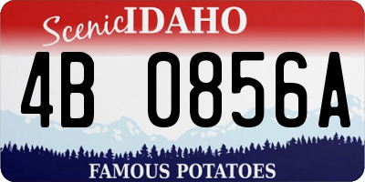 ID license plate 4B0856A