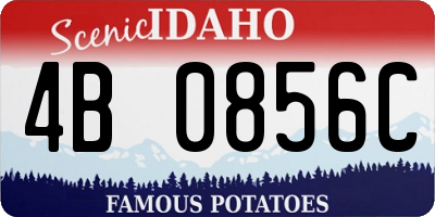 ID license plate 4B0856C