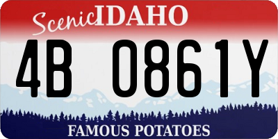 ID license plate 4B0861Y