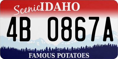 ID license plate 4B0867A