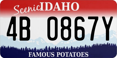 ID license plate 4B0867Y