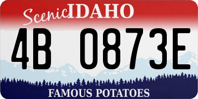 ID license plate 4B0873E