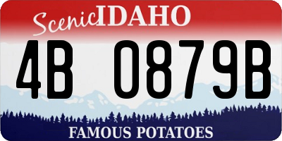 ID license plate 4B0879B