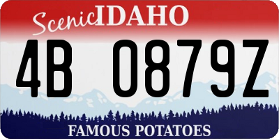 ID license plate 4B0879Z