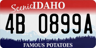 ID license plate 4B0899A