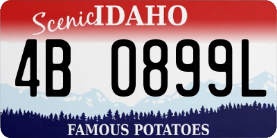 ID license plate 4B0899L