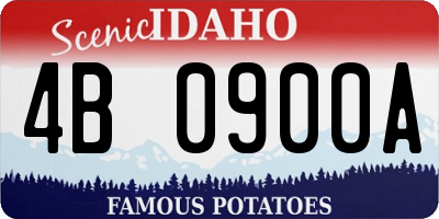 ID license plate 4B0900A
