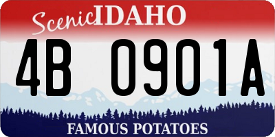 ID license plate 4B0901A