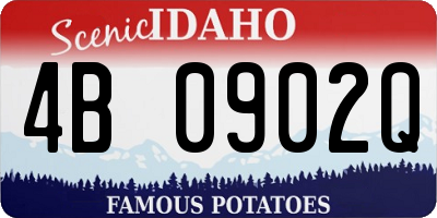 ID license plate 4B0902Q