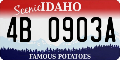 ID license plate 4B0903A