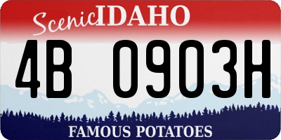 ID license plate 4B0903H