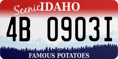 ID license plate 4B0903I