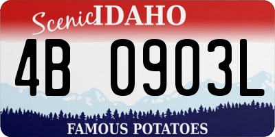 ID license plate 4B0903L
