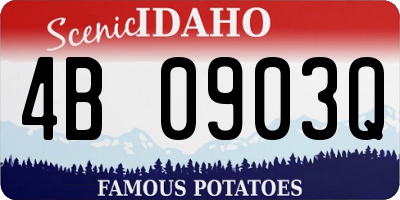 ID license plate 4B0903Q