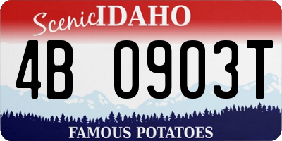 ID license plate 4B0903T
