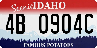ID license plate 4B0904C