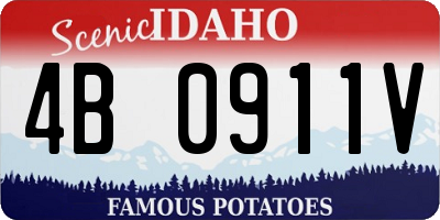 ID license plate 4B0911V