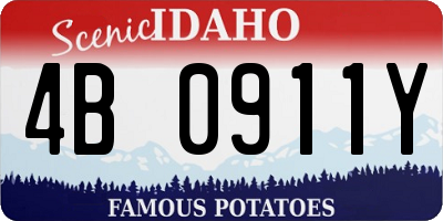 ID license plate 4B0911Y