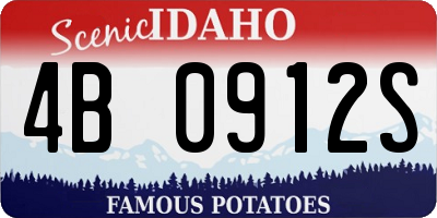 ID license plate 4B0912S