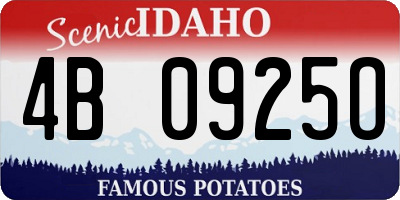 ID license plate 4B0925O