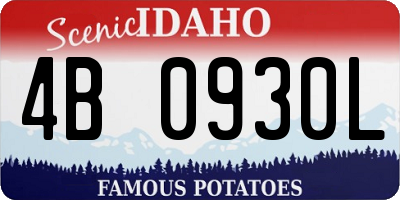 ID license plate 4B0930L
