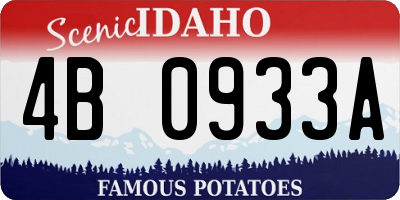 ID license plate 4B0933A