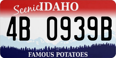 ID license plate 4B0939B
