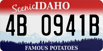 ID license plate 4B0941B