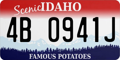 ID license plate 4B0941J