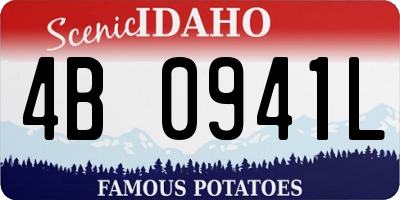ID license plate 4B0941L