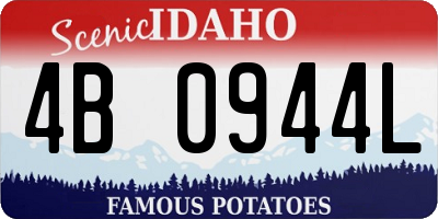 ID license plate 4B0944L
