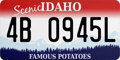 ID license plate 4B0945L