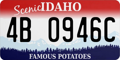 ID license plate 4B0946C