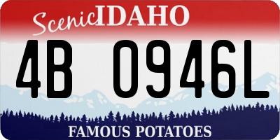 ID license plate 4B0946L