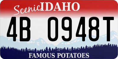 ID license plate 4B0948T