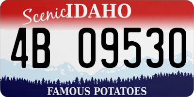 ID license plate 4B0953O