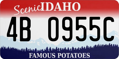 ID license plate 4B0955C