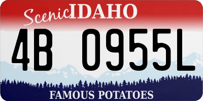 ID license plate 4B0955L