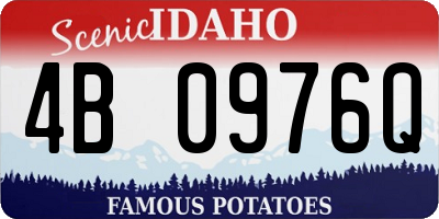 ID license plate 4B0976Q