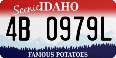 ID license plate 4B0979L
